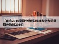 【川农2016录取分数线,四川农业大学录取分数线2016】