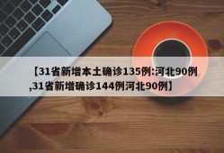 【31省新增本土确诊135例:河北90例,31省新增确诊144例河北90例】
