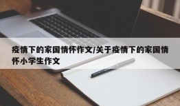 疫情下的家国情怀作文/关于疫情下的家国情怀小学生作文