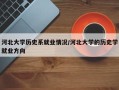 河北大学历史系就业情况/河北大学的历史学就业方向