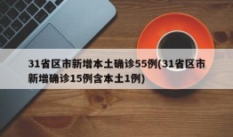 31省区市新增本土确诊55例(31省区市新增确诊15例含本土1例)