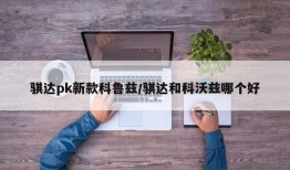 骐达pk新款科鲁兹/骐达和科沃兹哪个好