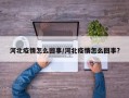 河北疫情怎么回事/河北疫情怎么回事?