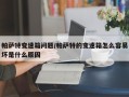 帕萨特变速箱问题/帕萨特的变速箱怎么容易坏是什么原因