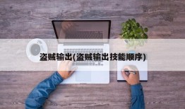 盗贼输出(盗贼输出技能顺序)