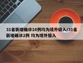 31省新增确诊16例均为境外输入/31省新增确诊2例 均为境外输入